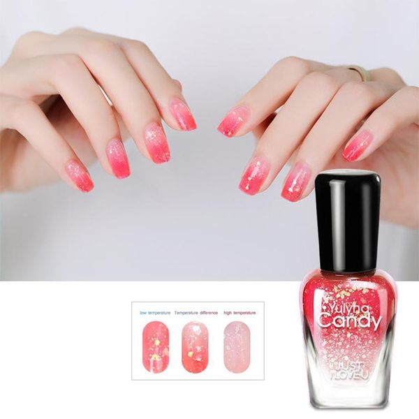 7ml temperature color changing thermal nail polish glitter effect fast dry manicure varnish gradient nail lacquer
7ml temperature color changing thermal nail polish glitter effect fast dry manicure varnish gradient nail lacquer