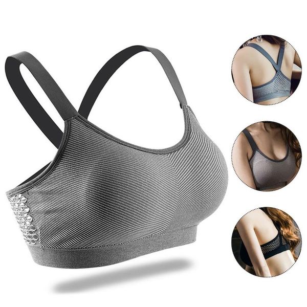 women sports bras seamless vest underwear shockproof breathable gym fitness athletic running yoga bras sport, White;black
women sports bras seamless vest underwear shockproof breathable gym fitness athletic running yoga bras sport, White;black