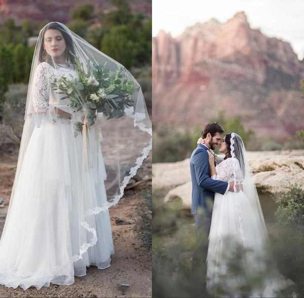 Plus Size Wedding Formal Dresses Modest Lace Tulle Half Sleeve Jewel Neck Full length Outdoor Bohemian Country Wedding Dress Cheap
Plus Size Wedding Formal Dresses Modest Lace Tulle Half Sleeve Jewel Neck Full length Outdoor Bohemian Country Wedding Dress Cheap