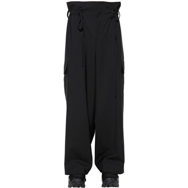 2018 new men's clothing singer performing personality catwalk style loose casual wide leg pants trousers plus size costumes, Black
2018 new men's clothing singer performing personality catwalk style loose casual wide leg pants trousers plus size costumes, Black