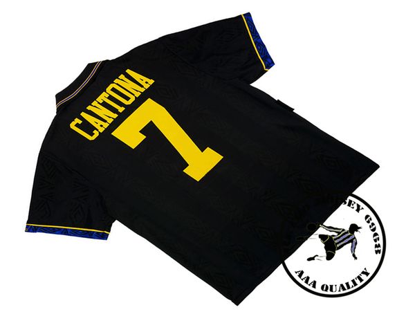 93 94 cantona kung fu black shirt retro soccer jersey giggs beckham irwin keane scholes football camisetas, Black;yellow
93 94 cantona kung fu black shirt retro soccer jersey giggs beckham irwin keane scholes football camisetas, Black;yellow