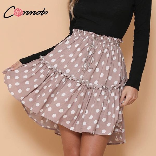 conmoto polka dot ruffles women skirt short basic skirts high waist feminine skirt mujer spring summer 2019 new trend j190426, Black
conmoto polka dot ruffles women skirt short basic skirts high waist feminine skirt mujer spring summer 2019 new trend j190426, Black