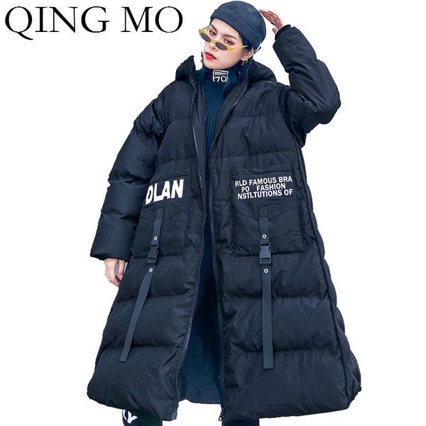 qing mo black women winter parkas 2019 women letter print parkas thick warm jacket coat female hooded cotton padded coat zqy2325
qing mo black women winter parkas 2019 women letter print parkas thick warm jacket coat female hooded cotton padded coat zqy2325