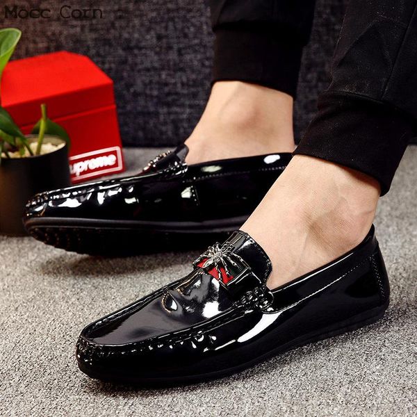 mocassins loafers men spring slip on flats casual leather shoes breathable mocassin homme british driving shoes, Black
mocassins loafers men spring slip on flats casual leather shoes breathable mocassin homme british driving shoes, Black