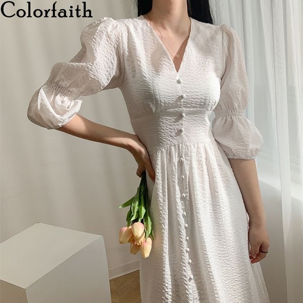 colorfaith new 2020 women's summer dresses casual v-neck high waist puff sleeve three quarter vintage elegant long dress dr6085, Black;gray
colorfaith new 2020 women's summer dresses casual v-neck high waist puff sleeve three quarter vintage elegant long dress dr6085, Black;gray