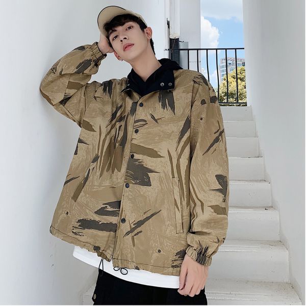 autumn new tooling jacket men fashion letter printing casual double-faced jacket man streetwear wild hip-hop loose bomber, Black;brown
autumn new tooling jacket men fashion letter printing casual double-faced jacket man streetwear wild hip-hop loose bomber, Black;brown