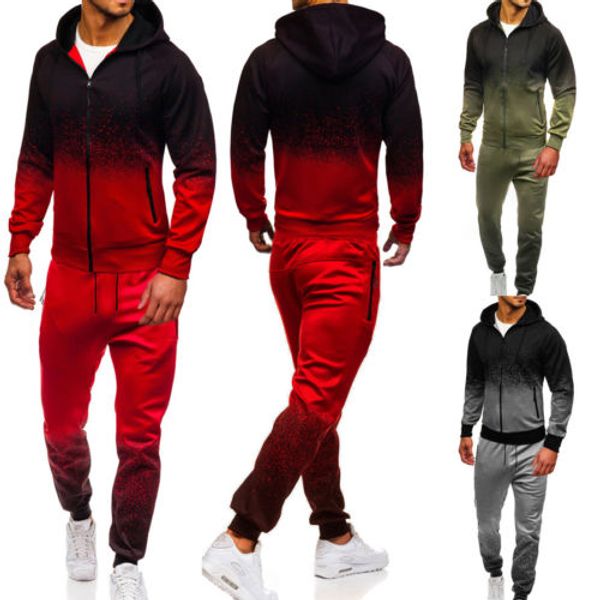 2pcs new mens tracksuit jogging bottom sport sweat suit hoodie trousers pants set male hooded zipper clothing set, Gray
2pcs new mens tracksuit jogging bottom sport sweat suit hoodie trousers pants set male hooded zipper clothing set, Gray