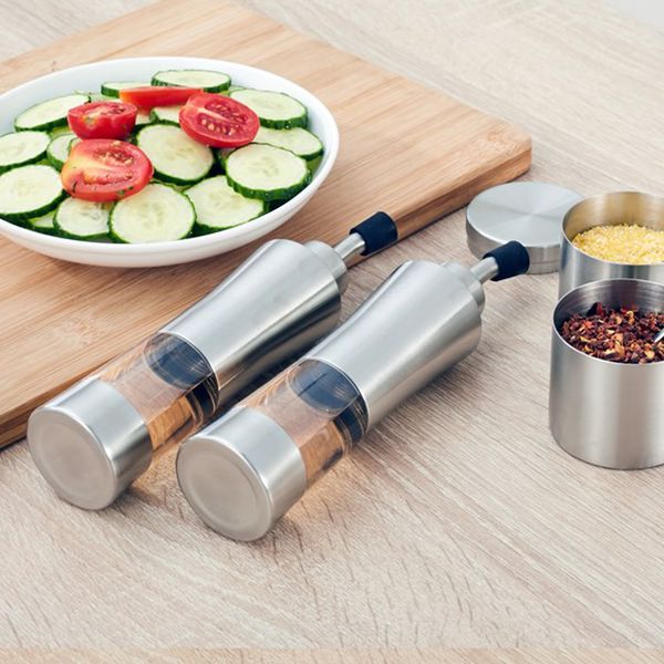 kitchen stainless steel oil bottle vinegar soy cruet storage dispenser 150ml 
kitchen stainless steel oil bottle vinegar soy cruet storage dispenser 150ml