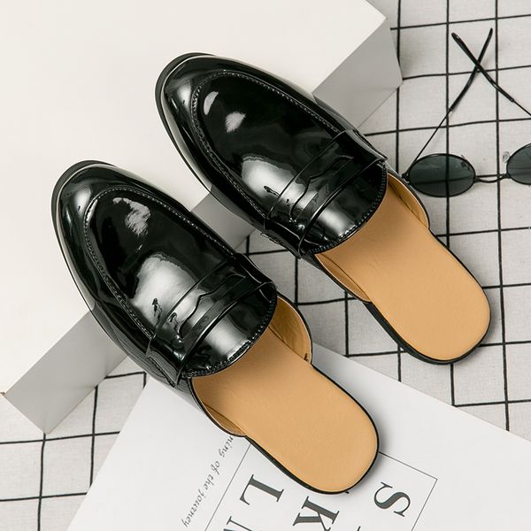 slippers men sandals 2021 summer half shoes mule leather beach causal lazy slip-on slides flip flops moccasins, Black
slippers men sandals 2021 summer half shoes mule leather beach causal lazy slip-on slides flip flops moccasins, Black