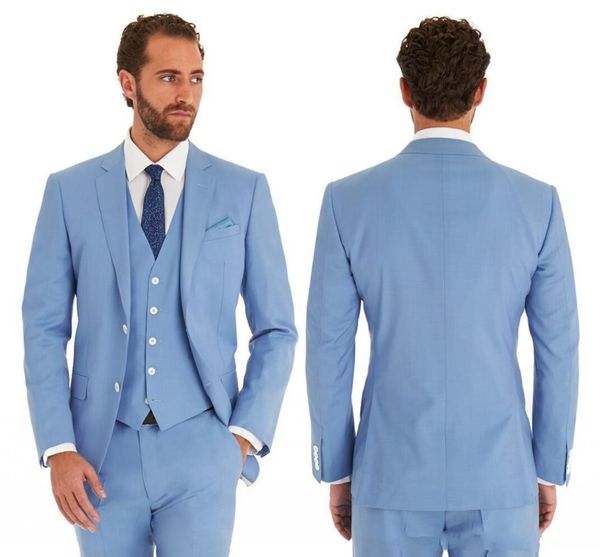 sky blue groom tuxedos notch lapel slim fit groomsman wedding tuxedos men prom party jacket blazer 3 piece suit(jacket+pants+tie+vest) 2300, Black;gray
sky blue groom tuxedos notch lapel slim fit groomsman wedding tuxedos men prom party jacket blazer 3 piece suit(jacket+pants+tie+vest) 2300, Black;gray