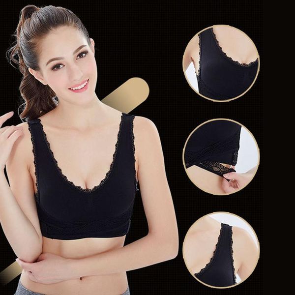 women's lace sports bra seamless sports bra crop stretch bras comfort padded underwear shockproof yoga gym workout fitness, White;black
women's lace sports bra seamless sports bra crop stretch bras comfort padded underwear shockproof yoga gym workout fitness, White;black