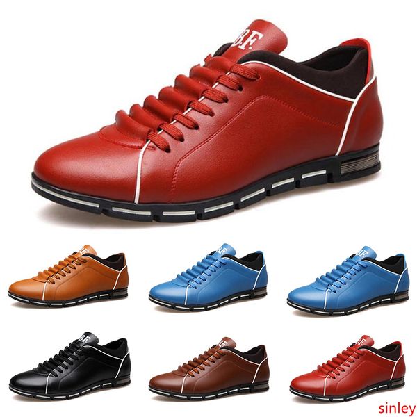 2020 men casual leather shoes black red chestnut light blue fashion mens sneakers flat shoe outdoor walking size 40-45 #21
2020 men casual leather shoes black red chestnut light blue fashion mens sneakers flat shoe outdoor walking size 40-45 #21