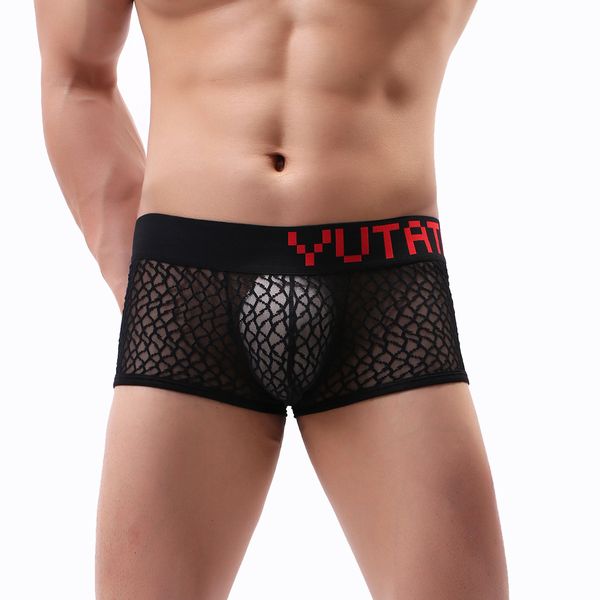 mens underwear boxer fashion breathable mesh middle waist underwear boxer with 6 colors asian size s-xl, Black;white
mens underwear boxer fashion breathable mesh middle waist underwear boxer with 6 colors asian size s-xl, Black;white
