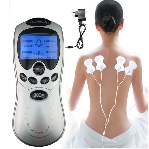 4 electrode health care tens acupuncture electric therapy massage machine pad pulse body slimmming sculptor massager apparatus
4 electrode health care tens acupuncture electric therapy massage machine pad pulse body slimmming sculptor massager apparatus