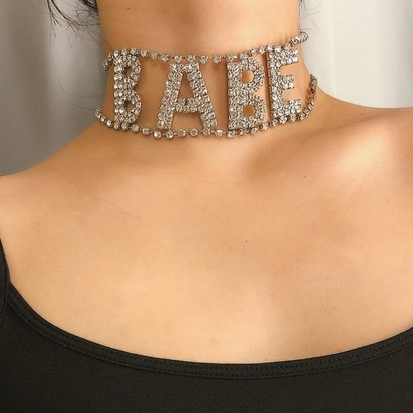 ожерелье babe письмо кристалл rhinestone choker ожерелье инкрустированные моды luxury женщин, Golden;silver
ожерелье babe письмо кристалл rhinestone choker ожерелье инкрустированные моды luxury женщин, Golden;silver