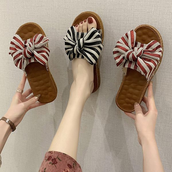 female shoes womens slippers outdoor summer woman slides butterfly-knot gingham low 2020 beach flat, Black
female shoes womens slippers outdoor summer woman slides butterfly-knot gingham low 2020 beach flat, Black