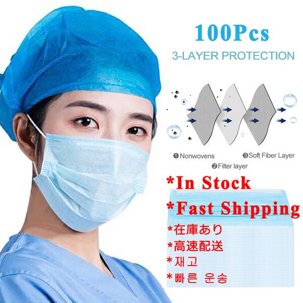 100pcs 3 layer disposable korean protective face mouth anti ncov pm2.5 influenza health mask dust-proof safety masks
100pcs 3 layer disposable korean protective face mouth anti ncov pm2.5 influenza health mask dust-proof safety masks
