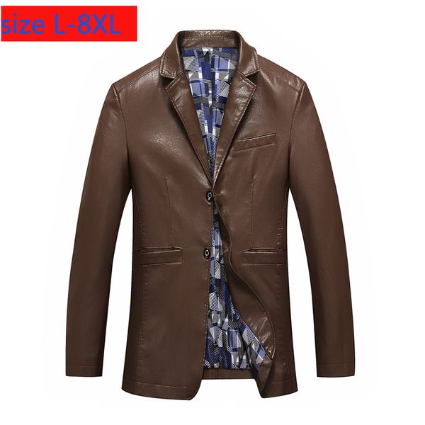 new leather male spring autumn pure color suit jacket casual fur coat men super large plus size l 2xl 3xl 4xl 5xl 6xl 7xl 8xl, Black
new leather male spring autumn pure color suit jacket casual fur coat men super large plus size l 2xl 3xl 4xl 5xl 6xl 7xl 8xl, Black