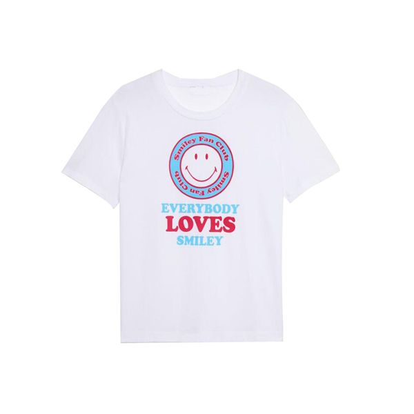 summer new o neck white t-shirt loose casual face flocking print letters short sleeve t-shirt
summer new o neck white t-shirt loose casual face flocking print letters short sleeve t-shirt