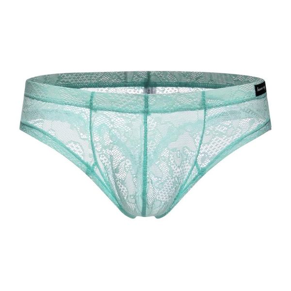 men's lace underwear men's breathable underwear b112, Black;white