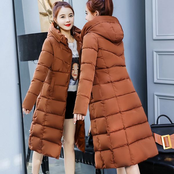 wholesale-jrnnorv thicken hooded cotton winter warm coat new fashion women's down jacket female slim zipper casual winter outerwear, Black
wholesale-jrnnorv thicken hooded cotton winter warm coat new fashion women's down jacket female slim zipper casual winter outerwear, Black
