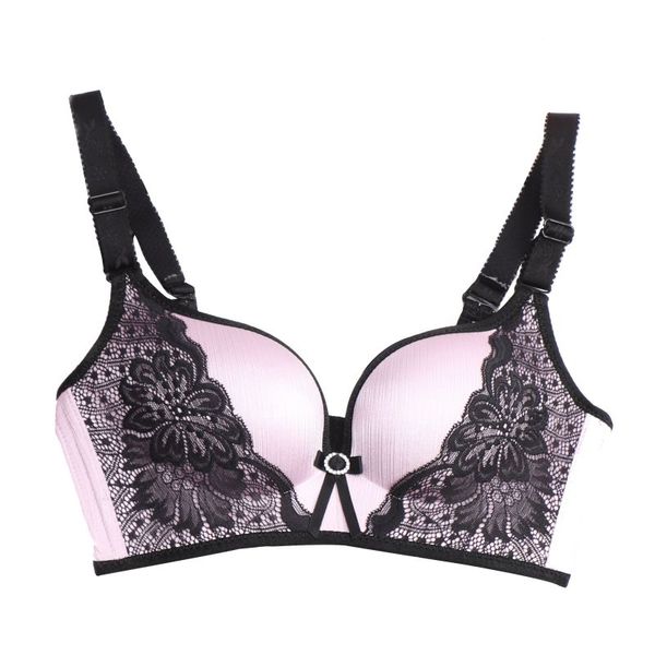bras patchwork seamless vimy ice silk comfortable push up bra for women 3/4 cup padded wire jacquard lingerie underwear, Red;black
bras patchwork seamless vimy ice silk comfortable push up bra for women 3/4 cup padded wire jacquard lingerie underwear, Red;black