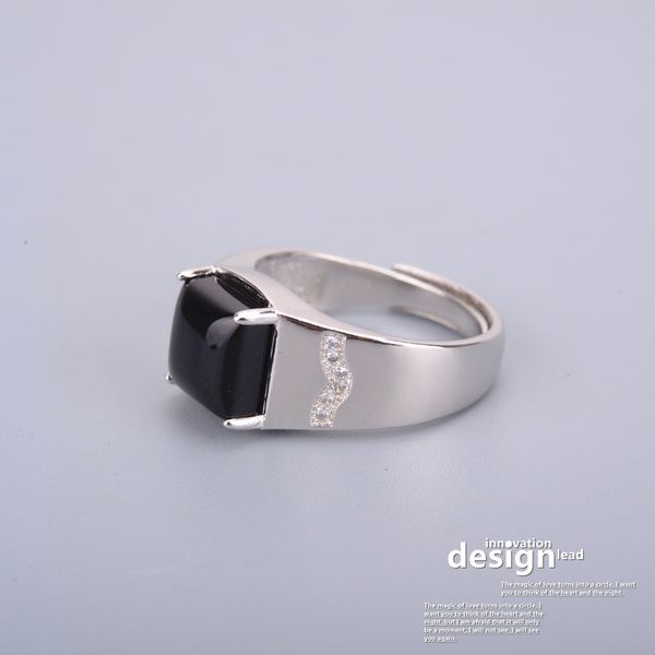 fashion white copper domineering male ring male ring opening adjustable size smooth square black jewel live, Slivery;golden
fashion white copper domineering male ring male ring opening adjustable size smooth square black jewel live, Slivery;golden