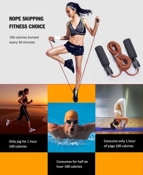 speed skipping jump rope adjustable fitness exercise boxing agility skipping rope exercise home shaping fitness equipments
