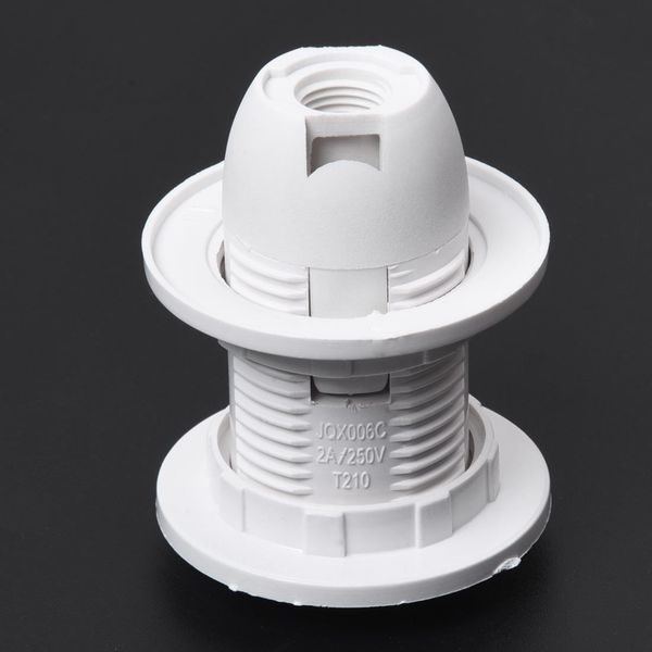 plastic shell screw type e14 bulb light lamp holder socket ac 250v 2a pendant socket lampshade ring 5.8 x 4.3cm
plastic shell screw type e14 bulb light lamp holder socket ac 250v 2a pendant socket lampshade ring 5.8 x 4.3cm
