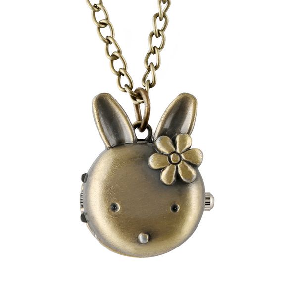 bronze retro cute lovely rabbit design pocket watch quartz analog necklace chain watches for women girls birthday gift, Slivery;golden
bronze retro cute lovely rabbit design pocket watch quartz analog necklace chain watches for women girls birthday gift, Slivery;golden