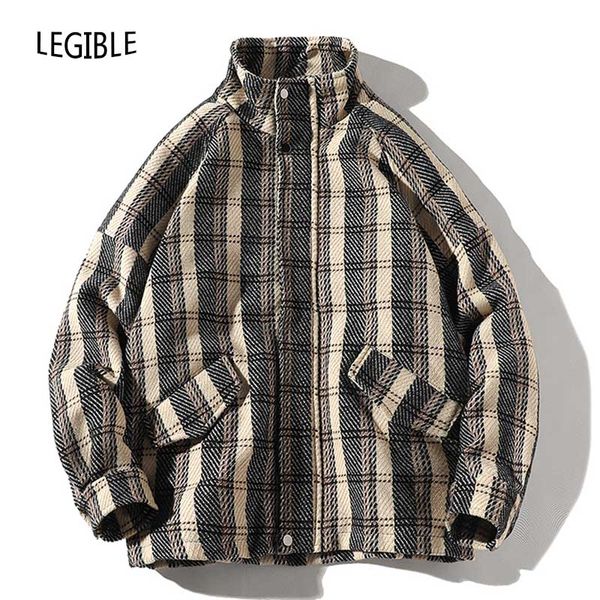 men's coat winter 2019 retro plaid jacket long sleeve men wool coat plus size streetwear overcoat, Black;brown
men's coat winter 2019 retro plaid jacket long sleeve men wool coat plus size streetwear overcoat, Black;brown