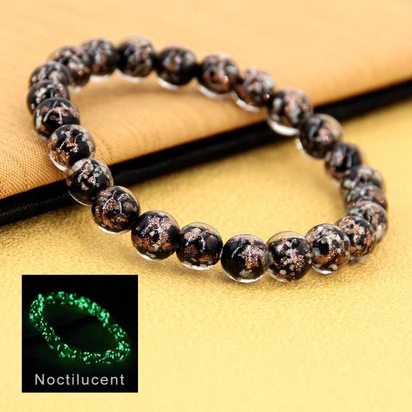 women's luminous bracelet stone glow in the dark golden sands glass beads crystal ball single women's party bracelets twinkle, Black
women's luminous bracelet stone glow in the dark golden sands glass beads crystal ball single women's party bracelets twinkle, Black
