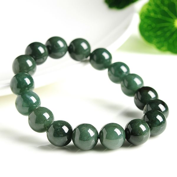 genuine natural glutinous jade beads round bracelet myanmar jade beads bracelet, Black
genuine natural glutinous jade beads round bracelet myanmar jade beads bracelet, Black