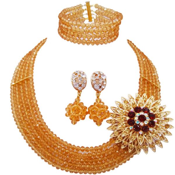 оптовые продажи классической моды нигерии обручальные африка beads комплект ювелирных изделий шампанского золота ожерелье браслет свадебные, Black
оптовые продажи классической моды нигерии обручальные африка beads комплект ювелирных изделий шампанского золота ожерелье браслет свадебные, Black