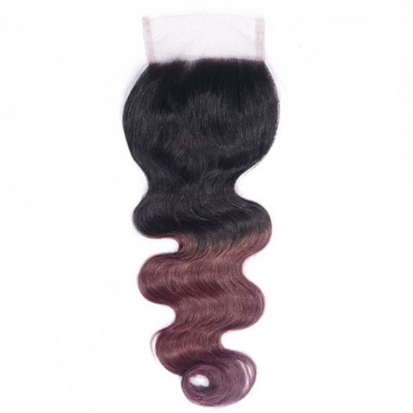 human hair 4x4 lace closure brazilian body wave 1b/99j black burgundy lace closure with baby hair, Black;brown
human hair 4x4 lace closure brazilian body wave 1b/99j black burgundy lace closure with baby hair, Black;brown