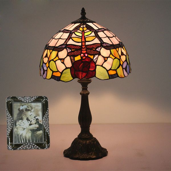 12 inch stained glass vintage table lamp classical decorative light colored glass shade candeeiro de mesa home deco abajour
12 inch stained glass vintage table lamp classical decorative light colored glass shade candeeiro de mesa home deco abajour