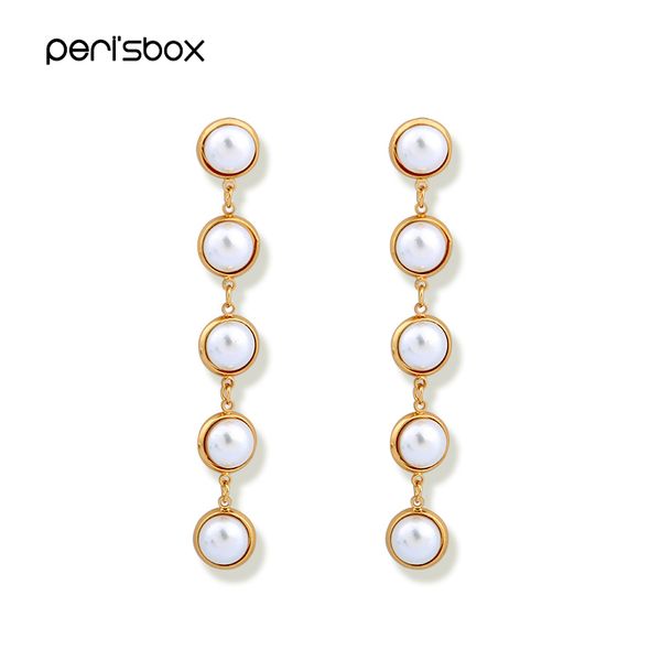 peri'sbox elegant white pearl long earrings for women simulated pearl drop dangle earrings bridal earrings jewelry wholesale, Golden
peri'sbox elegant white pearl long earrings for women simulated pearl drop dangle earrings bridal earrings jewelry wholesale, Golden