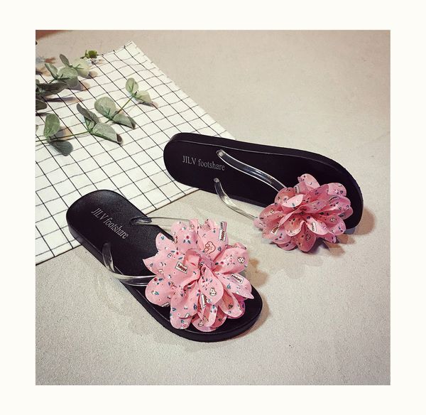 Summer Slippers Women Students Fashion Korean Type Beach Shoes New Flower Fashion Flip-flops Pink Color Size 36-40
Summer Slippers Women Students Fashion Korean Type Beach Shoes New Flower Fashion Flip-flops Pink Color Size 36-40