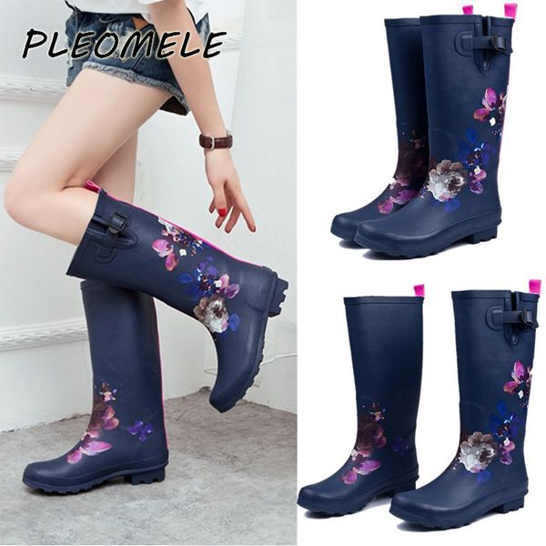 size 42 rain boots women pvc waterproof high tube water shoes tall rain boots gummis female rubber toe rainboots, Black
size 42 rain boots women pvc waterproof high tube water shoes tall rain boots gummis female rubber toe rainboots, Black