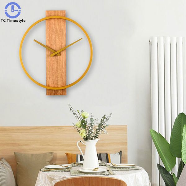 14 inch simple nordic wall clock wooden ultra silent bedroom living room clocks modern golden quartz personality home decoration
14 inch simple nordic wall clock wooden ultra silent bedroom living room clocks modern golden quartz personality home decoration