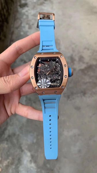 men's professional sports watch 42mm stylish personality hollow movement mechanical watch, leather watchband new watch, Slivery;brown
men's professional sports watch 42mm stylish personality hollow movement mechanical watch, leather watchband new watch, Slivery;brown