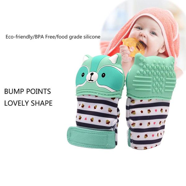 kidlove baby silicone teether baby molar anti-biting gloves toy anti-eat hand artifact baby mouth toys teething glove