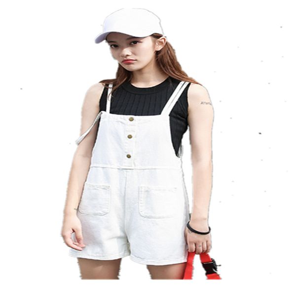 korean student girl high waist denim shorts women suspender trousers new lady female jumpsuits loose casual short jeans feminino, Black;white
korean student girl high waist denim shorts women suspender trousers new lady female jumpsuits loose casual short jeans feminino, Black;white