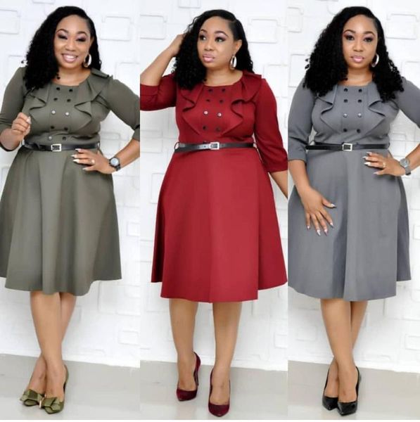 2019 new arrival elegent fashion style autumn african women plus size knee-length dress l-4xl, Red
2019 new arrival elegent fashion style autumn african women plus size knee-length dress l-4xl, Red