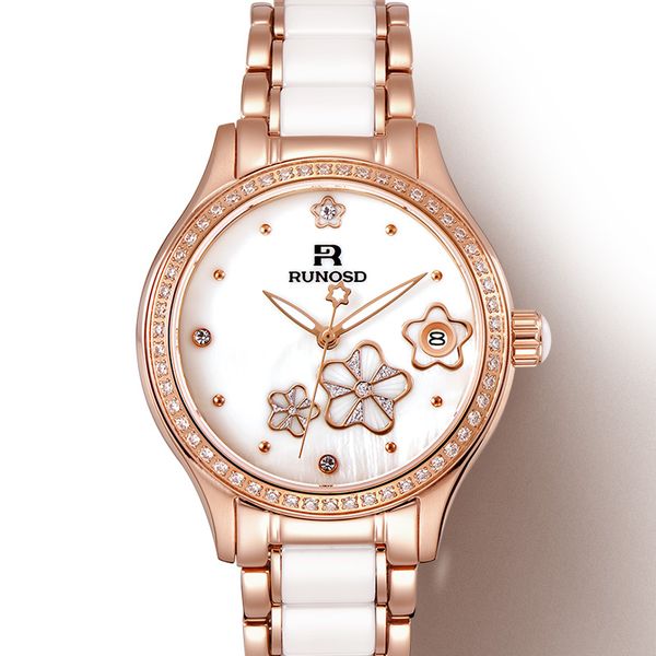 runosd rose gold ladies watch petal zircon dial fashion miyota mechanical movement ceramic bracelet sapphire stainless steel, Slivery;brown
runosd rose gold ladies watch petal zircon dial fashion miyota mechanical movement ceramic bracelet sapphire stainless steel, Slivery;brown