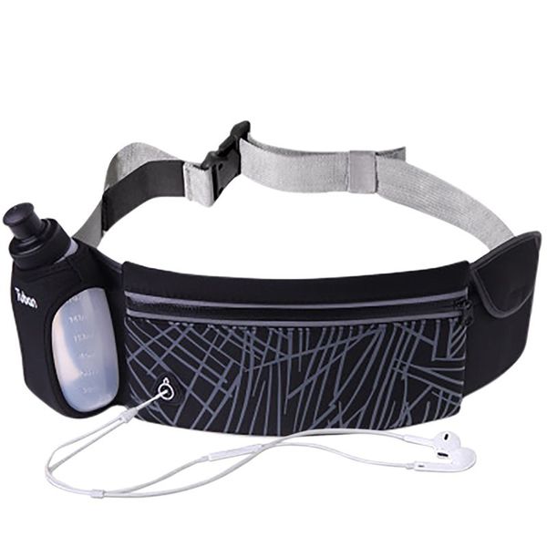sports bottle pockets multi-function waterproof running outdoor waist bag 
sports bottle pockets multi-function waterproof running outdoor waist bag