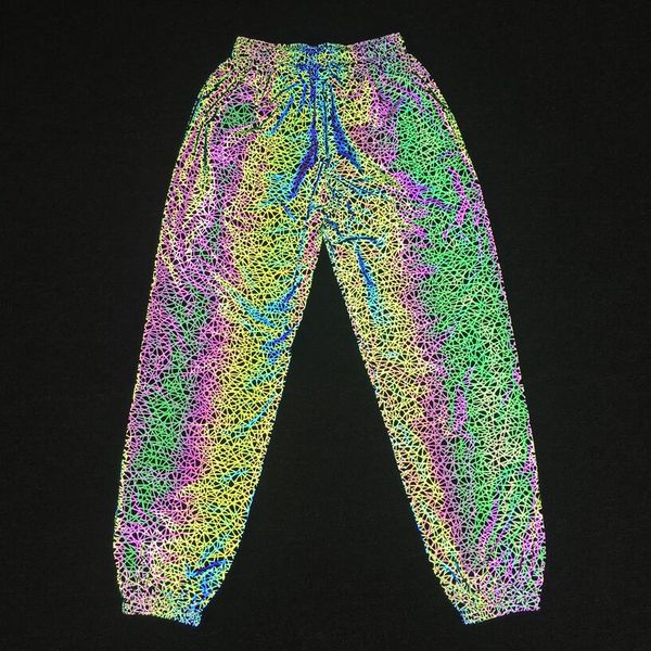 autumn winter colorful reflective pants men women casual hip hop joggers striped reflect light trousers drop shipping, Black
autumn winter colorful reflective pants men women casual hip hop joggers striped reflect light trousers drop shipping, Black