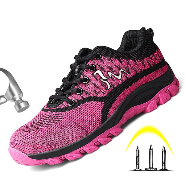 2019 new summer flying woven steel toe caps shoes smash-proof puncture safety shoes breathable deodorant lightweight site, Black
2019 new summer flying woven steel toe caps shoes smash-proof puncture safety shoes breathable deodorant lightweight site, Black