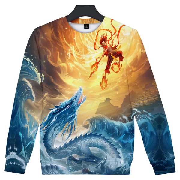 the chinese mythology ne zha printing men's sweatshirt man 3d cartoon clothes streetwear dropshipping long sleeve pullover, Black
the chinese mythology ne zha printing men's sweatshirt man 3d cartoon clothes streetwear dropshipping long sleeve pullover, Black