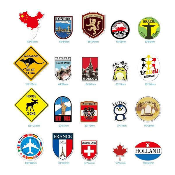2set =78pcs outdoor travel landmark building doodle waterproof sticker travel trolley suitcase sticker
2set =78pcs outdoor travel landmark building doodle waterproof sticker travel trolley suitcase sticker